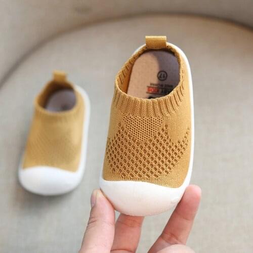 Baby Boy Girl Shoes Kids Casual Sneakers Candy Color Cut-outs Cotton Fabric Breathable Soft Children Boys Girls Shoes