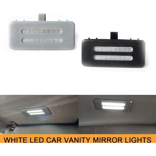 2Pcs LED White Car Styling Vanity Mirror Reading Light for BMW X6 E71 E72 X1 X3 X5 E84 F25 E70 E90 E91 E92 E60 E61 Interior Lamp