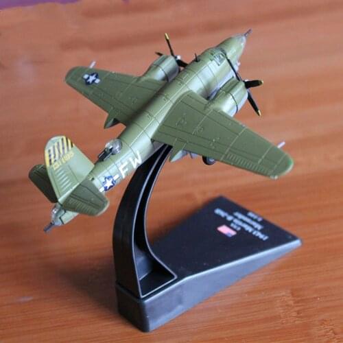 1:144 Scale Diecast Metal Simulation US B-26B Marauder Bomber Military Fighter Model Toys Collectible