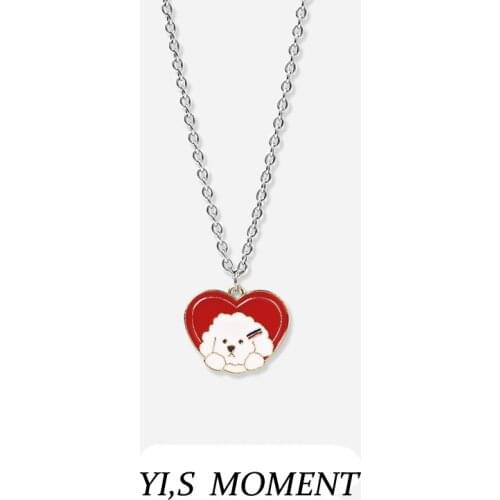 Fashion Choker Necklaces for Women Love Teddy Dog Sweater matching Jewelry Party Gifts