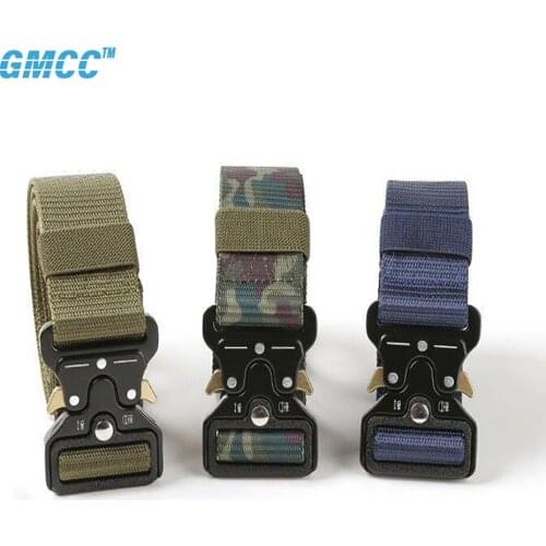 618 Hot Salling Tactical Mens Belt Outdoor Designer Camouflage Military Waistband Quick Release Easy Buckle Canvas Nylon Belt
