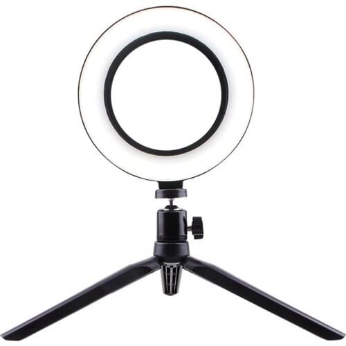 New LED Selfie Tripod Ring Lamp For Youtube Tiktok Video Live Cell Phone Holder Stand Photography Lighting