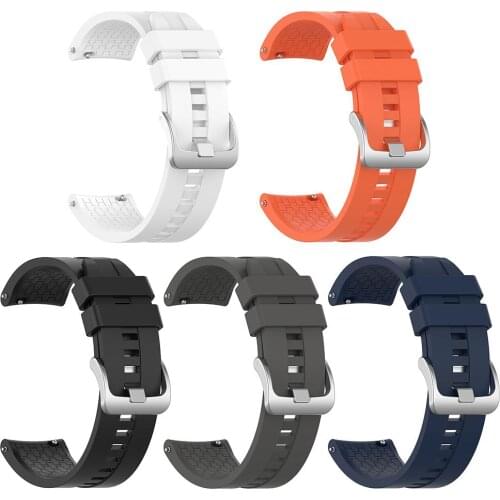 Wristband Replacement Soft Silicone Watch Band Simplicity Adjustable Durable Softness for Huawei Watch GT 2 Honor Magic