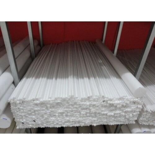 8mm/10mm/12mm Thickness Ptfe Rods Polytef bar , Gasket Seals and lubricating materials, length about 320mm/pc, 5pcs/lot