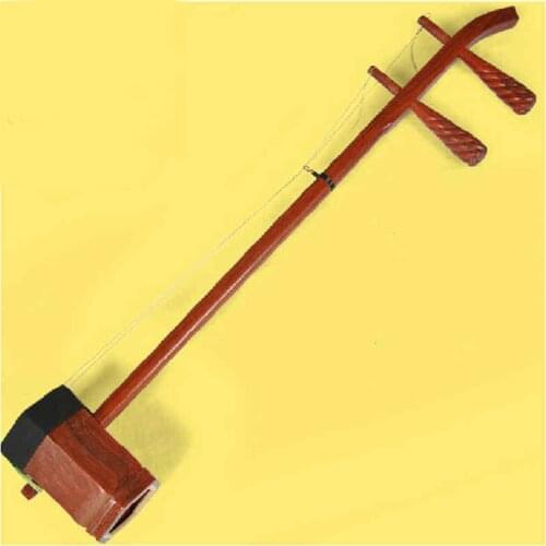 Traditional JingErhu Handmade Chinese Folk JingHu Musical Instruments Mahogany Chinese Violin String Instruments Erhu