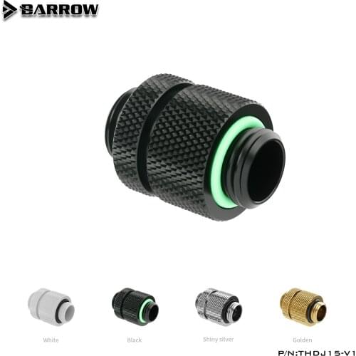 Barrow PC water cooling fitting extend Extension 15mm (Male To Male) Fitting tube connector cooler THDJ15-V1