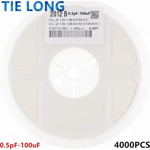 1Reel 4000pcs 0805 smd Capacitor ceramic 1PF-10UF 4.7PF Gepyun 330PF 680PF 22NF 33NF 220NF 1UF 2.2UF 4.7UF 10UF original