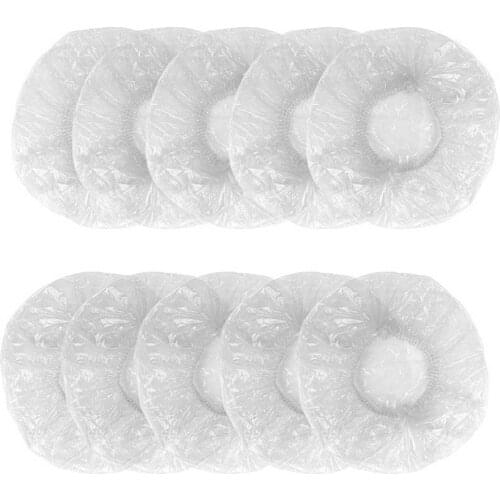 10 Pieces of Portable Disposable waterproof and durable adult kitchen oil-proof household hair dye shower cap
