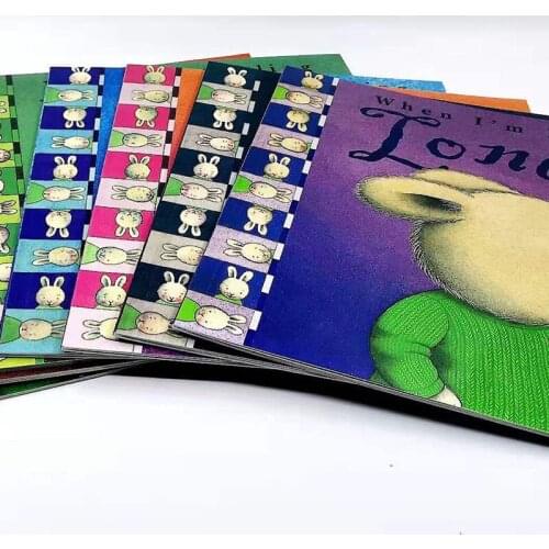 16 Books-English When I Feel the Furry Rabbit Picture Story Childrens Emotion Management Books