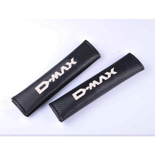 2pcs PU Car Seat belt shoulder Pads Car Seat Belt Cover for Isuzu Dmax Car Accessories