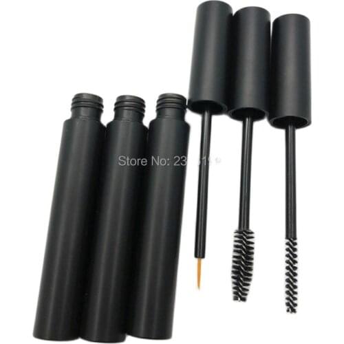 Empty Mascara Tube 4ml Black Eyeliner Tube 3.5ml Empty Coametic Container Bent Mascara Container Fine Eyeliner Packaging 50pcs