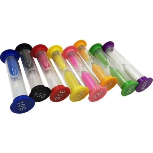 8 x Hourglasses Set Cooking Timepiece Kitchen Timer for Playing, Reading