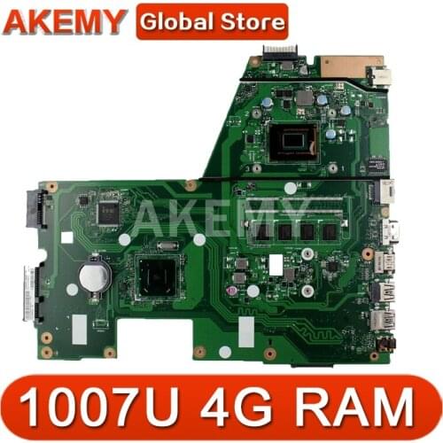 AK X551CA Laptop motherboard forASUS X551CA X551CAP X551C X551 F551C F551CA Test original mainboard 1007U 4G RAM No-Slot