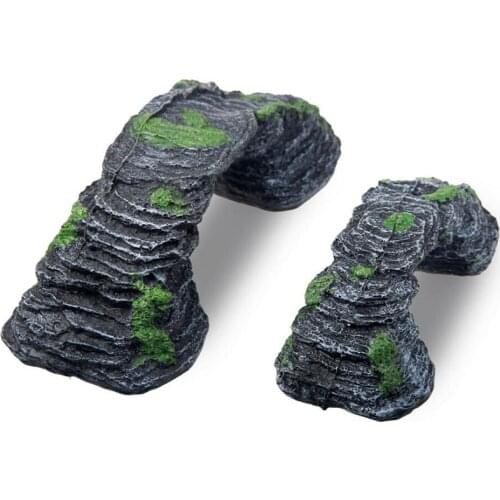 Aquarium Decoration Resin Turtle Reptile Platform Climb Ramp Tank Water Aquatic FishTank Aquarium Ornament Decor Small Size