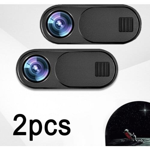 2Pcs Webcam Cover Laptop Camera Cover Slider Phone Antispy For Tesla Model 3/Y 2017-2021 Privacy Sticker
