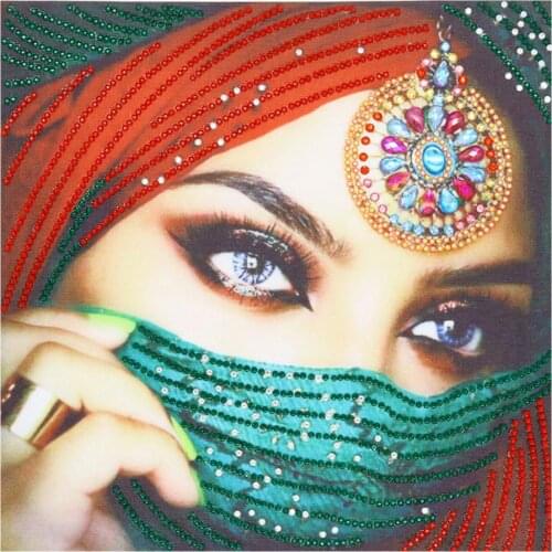 DIY5D round diamond painting shaped diamond beauty handmade crystal diamond painting embroidery cross stitch mosaic pattern