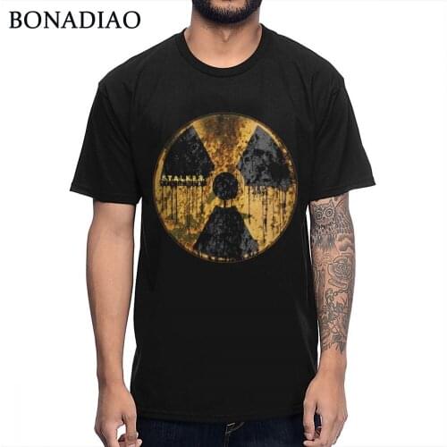 Stalker Radiation Chernobyl T Shirt Vintage Style Crewneck S-6XL Plus Size Homme Tee shirt