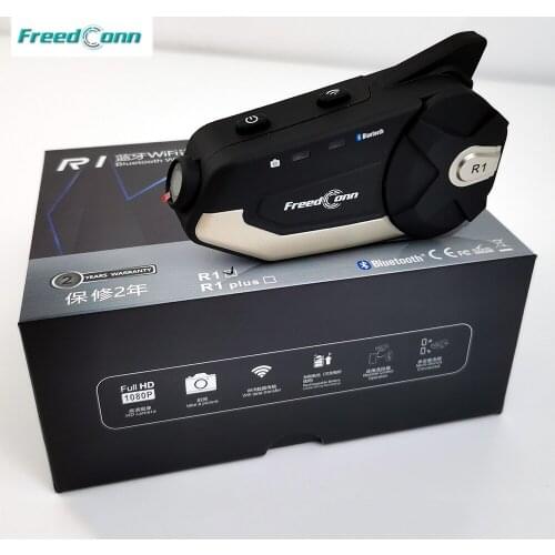 Motorcycle Helmet Headset HD 1080P WIFI Camera Bluetooth-compatible 4.1 WiFi Recorder Intercom Video Capture Viewing Device