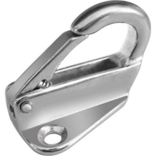 Marine Boat 43mm Stainless Steel 316 Fender Spring Hook Snap Fending Hook Attach Rope Boat Sail Tug Ship marine Hardware FH01