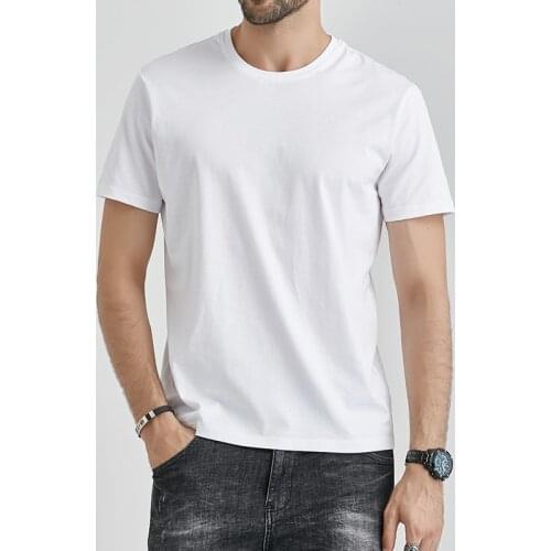 Summer Man Tshirt White T Shirts Oversized T-shirts Harajuku White Comfortable Casual Tee Shirt Tops Clothes Mens Short Sleeve