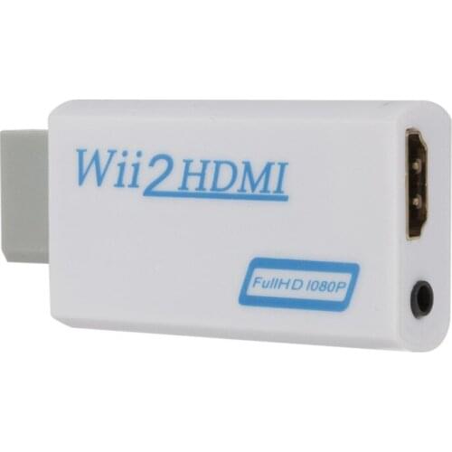 WII to HDMI Converter Full HD 1080P WII to HDMI Wii 2 HDMI Converter 3.5mm Audio for PC HDTV Monitor Display Wii To HDMI Adapter
