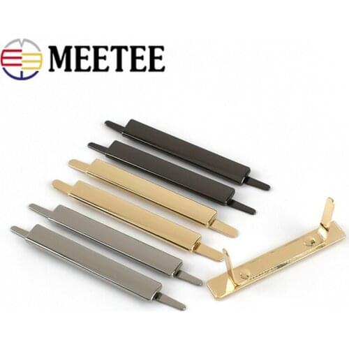 10/20pcs 6x37mm Metal Bag Labels Tag Handcraft Decorative Buckles Shoes Purse DIY Hardware Sewing Accessories