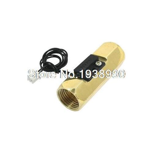 SEN-ZL21N G1/2 Hole Inside Dia 1-30L/min Reed Water Flow Switch Flowmeter DC130V