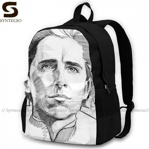 Timothee Chalamet Backpacks University Tourist Large Backpack Kawaii Polyester Bags