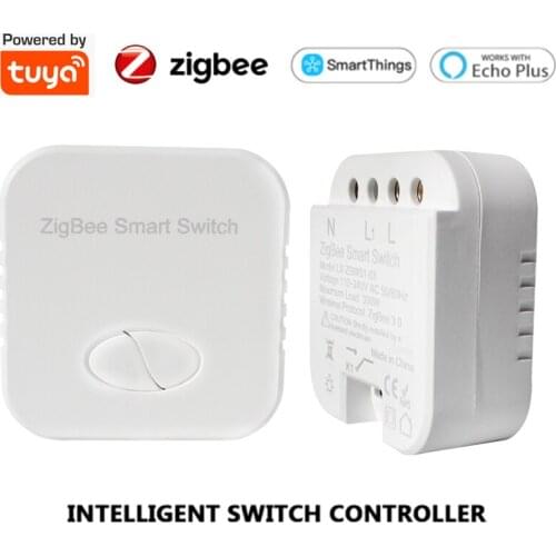 Tuya ZigBee 3.0 WiFi Smart Switch Relay Module Smart Home Smart Life/Tuya APP Remote Control Work With Alexa Echo Google Home