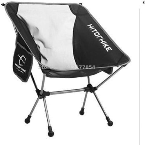 Outdoor Folding Chair Portable Back Stool Fishing Chair Camping Lazy Ultra Light Moon Chair Exquisite Camping