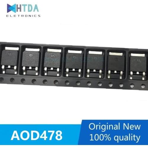 10pcs/lot AOD478 MOS 11A 100V TO252 D478 In Stock