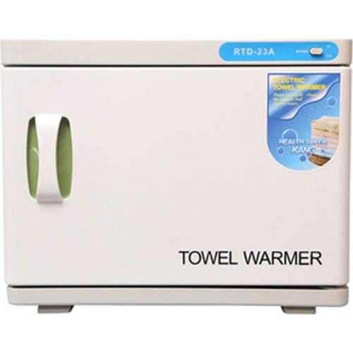 23L Electric Towel Warmer Hot Towel Cabinet Towel Disinfection Cabinet UV Light Sterilizer Facial Salon Spa Towel Machine