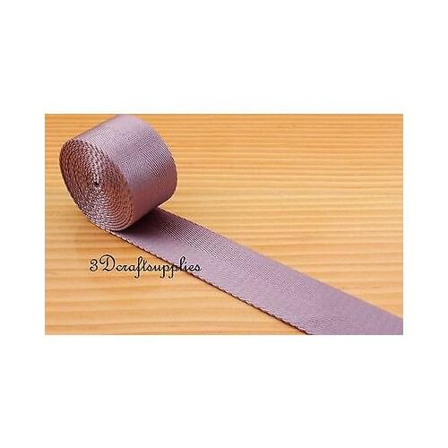 5 yards 1 inch ( 25mm ) heavy weight nylon webbing Ruban for bag purse strap handles purple ZC2