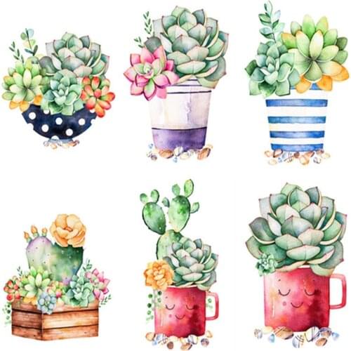 5D DIY Diamond Painting Succulents Cross Stitch Kit Mosaic Picture Rhinestones for Needlework Diamond Embroidery New Year Gift
