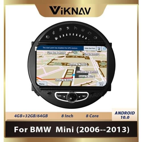 8 inch Android Auto GPS navigation for-BMW Mini 2006-2013 Car GPS DVD Player Radio Multimedia Tape Recorder