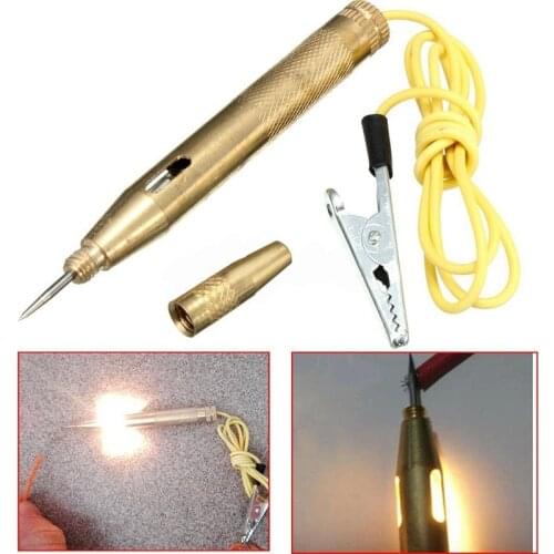 6V-24V Auto Circuit Tester Pen Universal Truck Outdoor Electrical Voltage Safety DC Automotive Tools Detect Accessories Outdoor