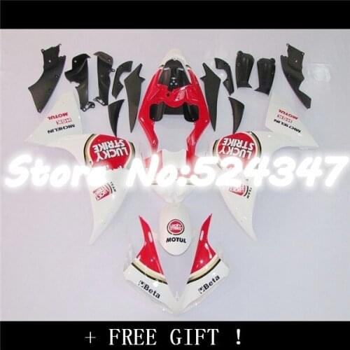 B high quality red white black for YZFR1 09-11 YZF R1 2009-2011 09 10 11 YZF-R1 2009 2010 2011 motorcycle fairing kit