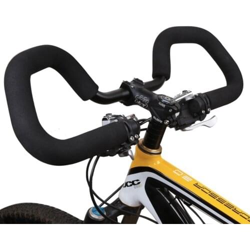 Bike Handlebar Bicycle Bent Bar Aluminum Alloy Integrated Cycling End Butterfly BMX Mountain Bikes Road Rest Riser MTB Riser
