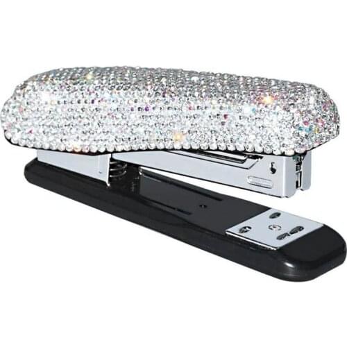 Diamond Crystal Handmade Bling Dazzling Stapler for Office, School, or Home