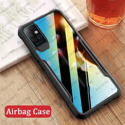For Infinix Note 8 Case Anti-fall Airbag Case Shockproof Clear With Soft Frame Cover For Infinix Note8 Case Note 10 Pro Hot 10s