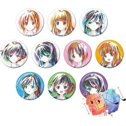 GIRLS und PANZER Anime GUP Nishizumi Miho saori takebe Isuzu Hana Yukari Akiyama Reizei Mako Metal Badge Pins