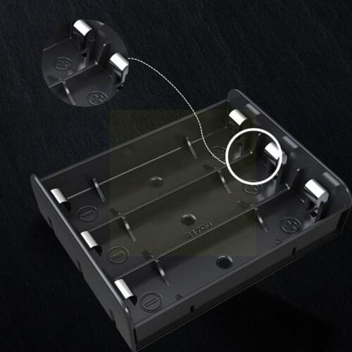 DIY Power Bank Cases 21700 Battery Holder PCB Plug-in Bank Battery Pack Box With Battery Battery 21700 Power Shrapnel Holde E2Q0