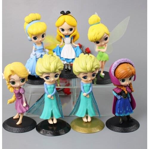 Disney Snow Queen Elsa Anna PVC Action Figure Olaf Kristoff Sven Anime Character Action Figure Childrens Toy Childrens Gift