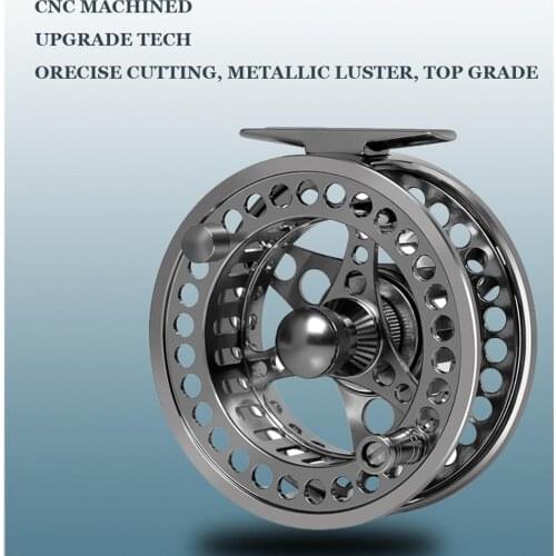 Fly Reel 3/4 5/6 7/8 9/10WT Fly Fishing Reel CNC Machine Aluminum Fly Reel Fishing Reel Large Arbor Aluminum