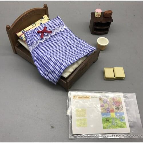 Geniune Sylvanian Doll Families Dollhouse Animal Figures furniture set clothes house food without package