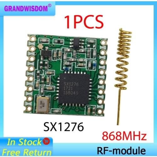 868MHz super low power RF LoRa module SX1276 chip Long-Distance communication Receiver and Transmitter SPI IOT+ antenna