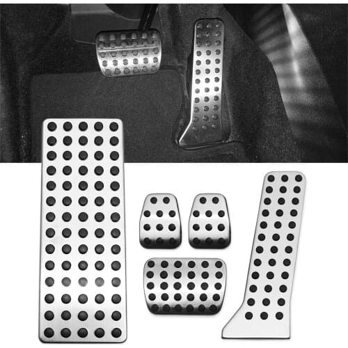 Car Gas Fuel Pedal Cover Brake Pedals Rest Pedal Covers for Mazda 3 6 MK3 MK6 2014 2015 CX-5 Axela Atenza Parts