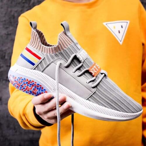 New Men Sneakers Breathable Running Shoes Men Light Air Mesh Sport Shoes Outdoor Walking Jogging Casual Shoes Chaussure Homme