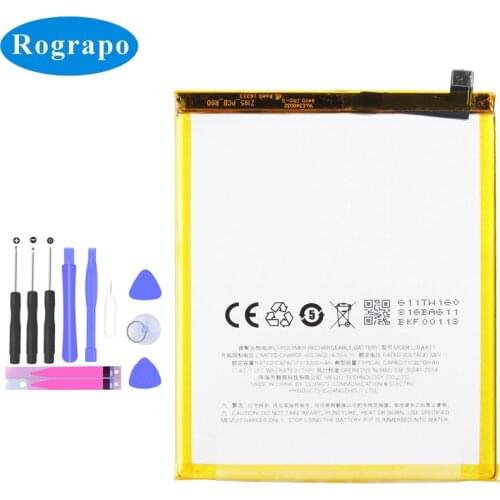 New Full 3070mAh BA611 Replacement Cell Mobile Phone Battery For Meizu M5 Meilan 5 Meilan5 Blue Charm 5 M611 M611H