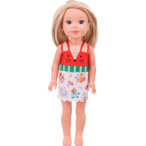 Doll 14.5 Inch Cloths, Dresses,Shoes Fit 14.5 Inch Wellie Wisher Doll Our Generation Christmas Birthday Girls Gifts